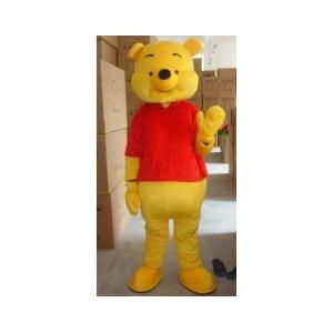 China handmade disney character winnie the pooh plush mascot costume for adult wholesale