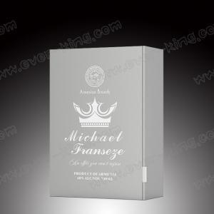 Customed Size Papercard Wine Glass Packaging Boxes For Brandy Spirits