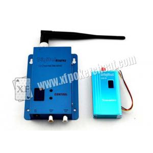 China Blue Aluminum Gambling Accessory 4 Channel Wireless Receiver 1.2 Ghz supplier