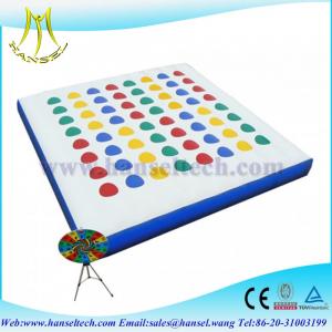 China Hansel inflatable reinforce bouncing mat with blower supplier