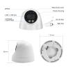 China Camera De  IR Full Color CCTV Dome IP POE Network Camera Cctv 2.8mm Night Vision Poe 5mp Dome Security Camera wholesale