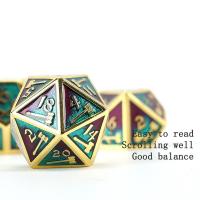 China Customizable polyhedral dice set role-playing dice game RPG Dungeon and Dragon dice set board game on sale