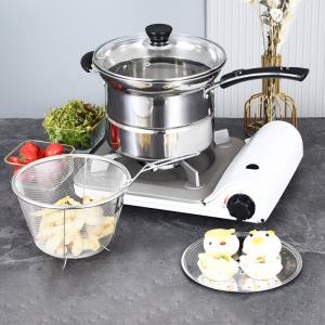 Top Seller 3500ML Pasta Pot Stainless Steel Cooking Noodle Pan Soup Pot Home Cooking Pot With Funnel