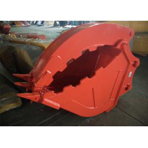 Excavator Grapple Hydraulic Bucket Thumb Grapple With Grating Bucket