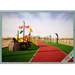 Plastic 4 Tone Natural Landscaping Artificial Grass For Garden Decoration