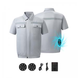 4.56W Evaporative Cooling Vest Fan Cooling Jacket With 6700mAh Battery