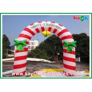 China PVC Inflatable Holiday Decorations , Party Inflatable Christmas Arch supplier