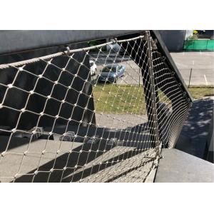 Flexibility Anti Acid Rope Safety Netting Customized 2.0 Mm Wire