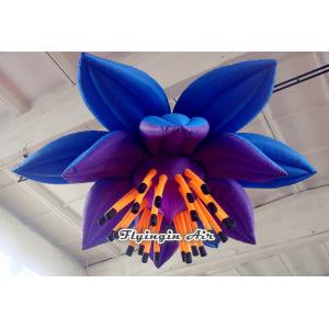 China 3m Hanging Inflatable Flower for Wedding, Party, Concert and Event Decoration supplier