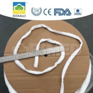 China Absorbent Medical Cotton Sliver / Cotton String / Cotton Coil For Medical And Beauty supplier