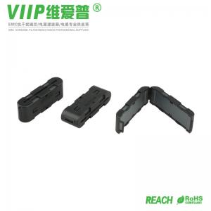 China Black F9 Flat Ferrite Core , Cable Ferrite Magnet Ring ROHS approved supplier