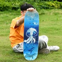 China Carbon Steel Bearings Longboard Skateboard Wheels Heat Transfer Printing on sale