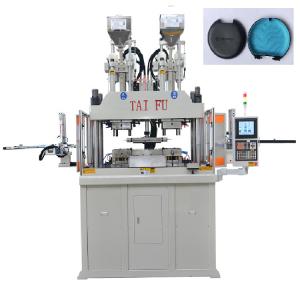 Two-Color Lid Plastic Making Machine Vertical  Double Color Injection Molding Machine