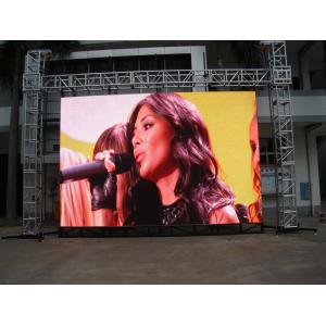 Full Color Rental Led Billboards Display , Ultra Thin , Ultra Light Eyes Protected