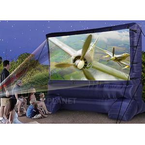 China Lightweight Inflatable Outdoor Projector Screen Fabric Material Apply To Home supplier