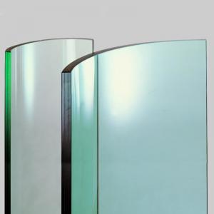 China Custom Hot Curved Laminated Tempered Glass Low Iron 10mm Extra Clear supplier