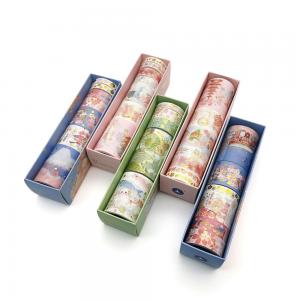 China Cartoon Mini DIY Decoration Paper Washi Tapes Set / Planner Masking Tapes Roll Scrapbooking School Stationery Supplies supplier