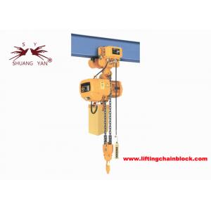 China Mining Use Electric Chain Hoist With Beam Trolley 2T / 4400lb supplier