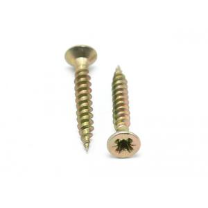 China Zinc Plated Particle Board Fasteners Chipboard Wood Screws , Self Tapping Screws For Wood supplier