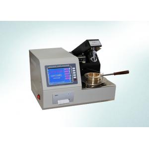 China LCD Display Flash Point Tester Open Cup Method Or Closed Cup Method supplier