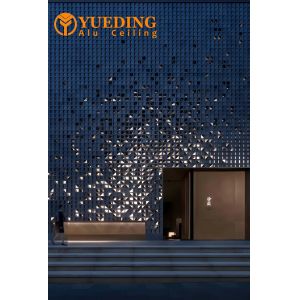 China カスタムモダンアルミカーテンウォールパネル構造湾曲ファサードクラッディング wholesale