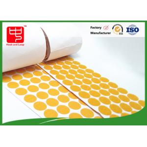 China Orange Color Custom Hook And Loop Patches Packing In Roll Eco Friendly supplier