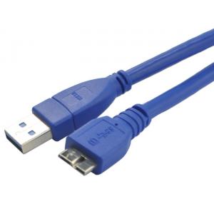 China Blue Round USB3.0 Charging & Syncing Cable to Micro USB Cable supplier