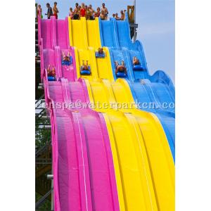China Aqua Park Spiral Slide Water Park Equipment / Water Funny Game For Adults wholesale