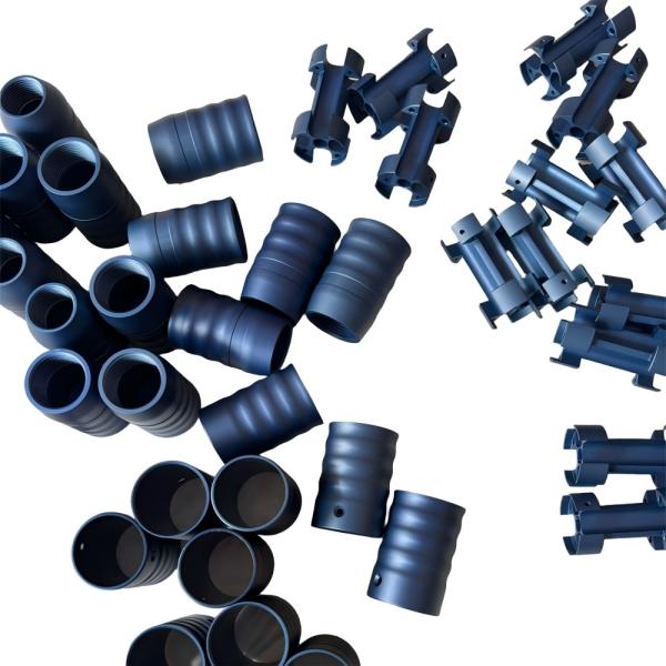 Precision CNC Turning Milling Parts Blue Hard Anodize CNC Aluminum Turning