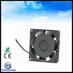 China Customized Small 7 Blade AC Brushless Fan Car Ventilation Fans PA-66 UL 94 V-0 Bobbin supplier