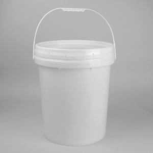 China Transparent Small Plastic Round Custom Printed Bucket With Lid supplier
