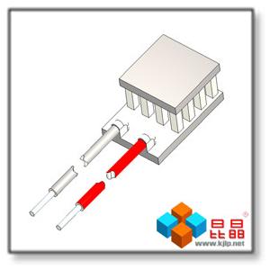 China TES1-011 Series (4.2x6.2mm) Peltier Chip/Peltier Module/Thermoelectric Chip/TEC/Cooler supplier