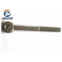 China Stainless Steel 304 316 DIN 580 Lifting Eye Bolt Custom Fasteners , Fully Threaded Eye Bolt on sale