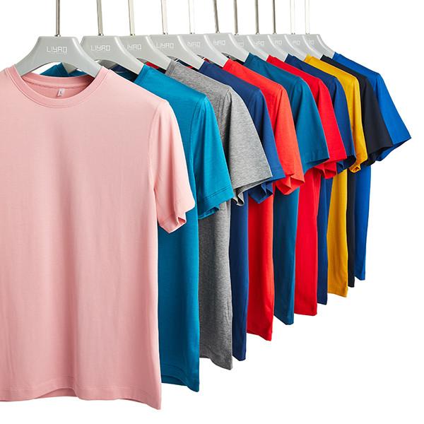 Knitted Oversize Cropped T Shirt Men 100% Cotton Shirts For Men Customizable Patterns