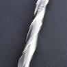 Tungsten Carbide Roughing End Mill Three Flutes Silver Color Long Working Life