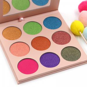 9 Color Shimmer Makeup Palette Multi Coloured Eyeshadow ISO 22716