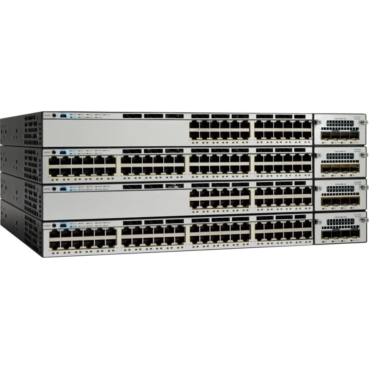 China Cisco Catalyst série 3850 24 ports gérés Switch Ethernet réseau WS-C3850-24T-S supplier