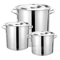 China Large Capacity 304 Stainless Steel Soup Pot With Lid on sale