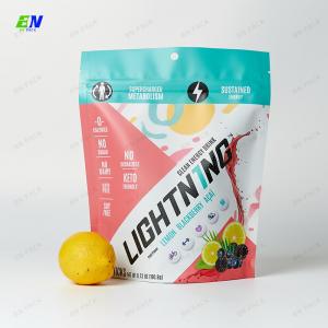 China High Barrier Stand Up Pouch For Energy Drink Powder Sachet Food With Zip supplier