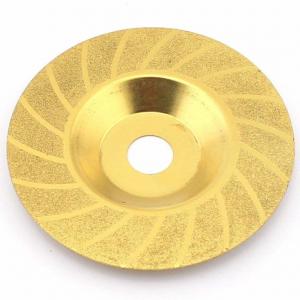 China Titanium 4 Grinding Discs Diamond Cup Wheel Convex Threading Angle Grinder supplier