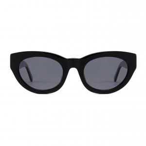 Polarized Round Acetate Sunglasses Retro Cat Eye For Women