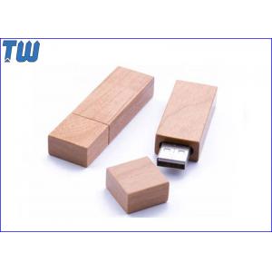 Slim Wooden Bamboo Brick 64GB Pendrive Stick Drive Natural Product
