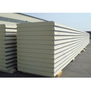 China Insulated Polyurethane Sandwich Panel Polyurethane Foam Wall Panels For Clean Rooms supplier