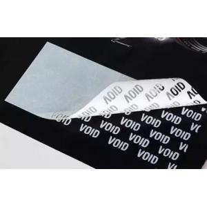 China Environmentally Friendly Void Self Adhesive Security Labels Dot Matrix Hologram supplier