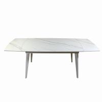 China Square Metal Base Dining Room Table Powder Coated For Home Restaurant on sale