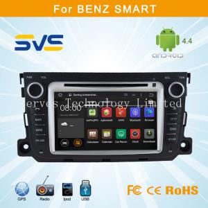 China Android 4.4.4 car dvd player for Benz Smart car radio gps navigation system car audio supplier