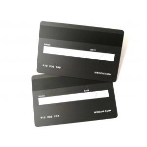 Wear - Resistant Metal Membership Card / Hico Magnetic Stripe Bank Credit Shopping Cash Card