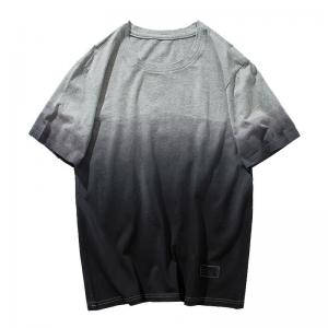 Customized fashion short sleeve cotton plain wholesale change color t shirts price