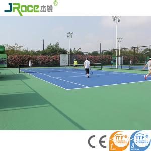 China Environmental material outdoor tennis court surfaces For School / Backyard supplier