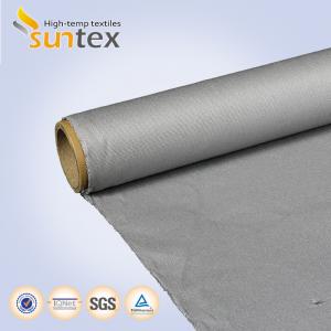 China Thermal Isulating Materials PU Coated Fiberglass Fabric 0.65mm M0 For Welding Protection Fireproof Blanket supplier